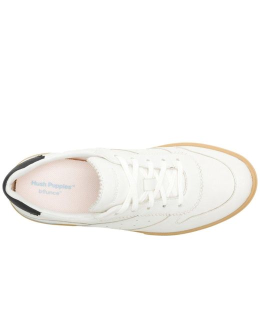 Hush Puppies White Mae Trainers