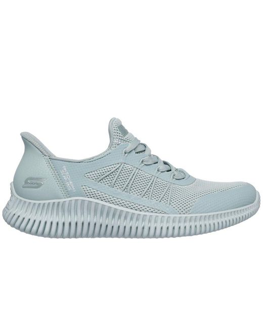 Skechers Gray Bobs Geo Lite Divine Pace Trainers
