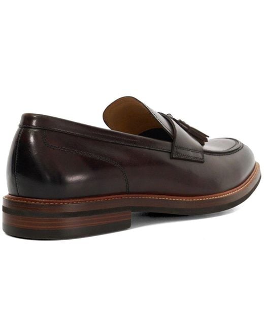 Dune Brown Shaw Classic Loafers for men