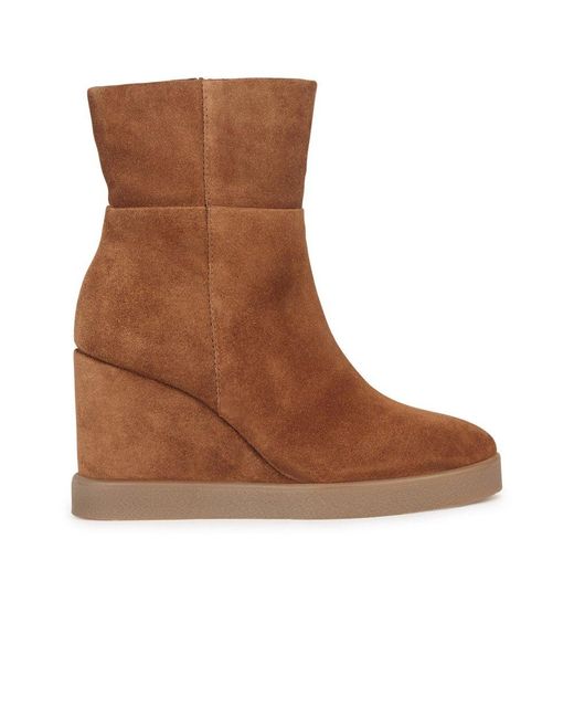 Geox Brown D Eildea Wedge B Ankle Boots