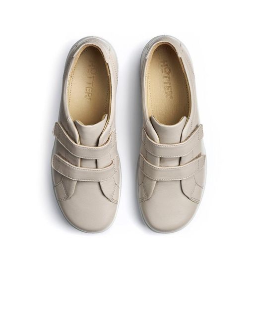 Hotter White Leap Ii Casual Shoes Colour: Pale