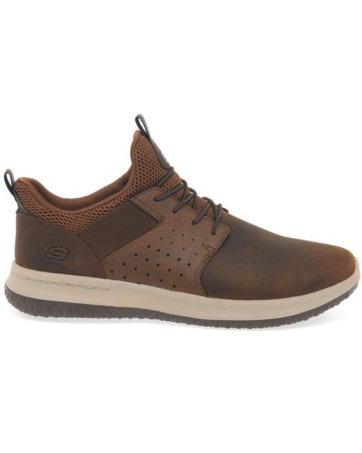 skechers mens leather shoes