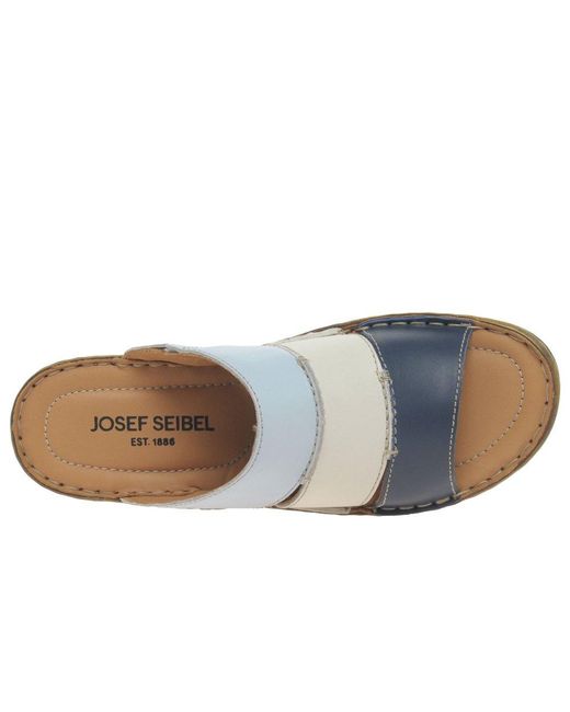 Josef Seibel Blue Catalonia 86 Clog Sandals