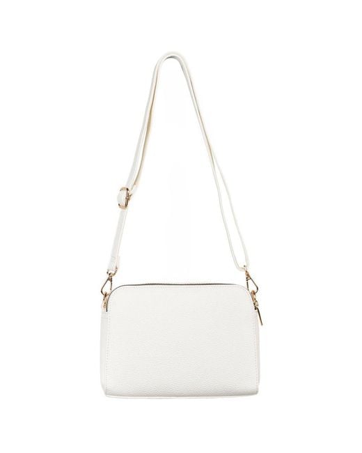 David Jones White Madrid Shoulder Bag