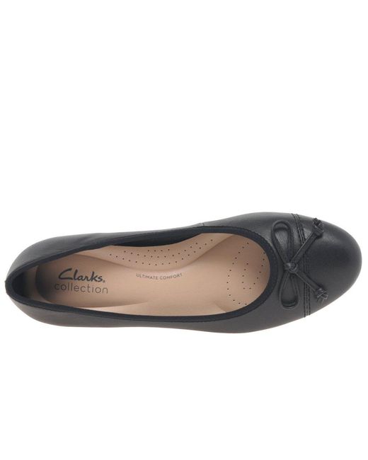 Clarks Blue Loreleigh Rae Ballet Pumps