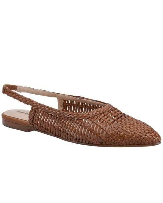 Hush Puppies Brown Dalia Slingback Ballerina Shoes
