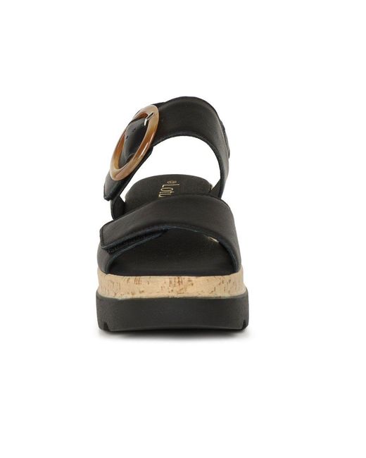Lotus Black Cammie Sandals