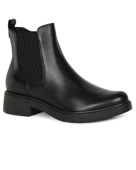 Caprice Black Polly Chelsea Boots