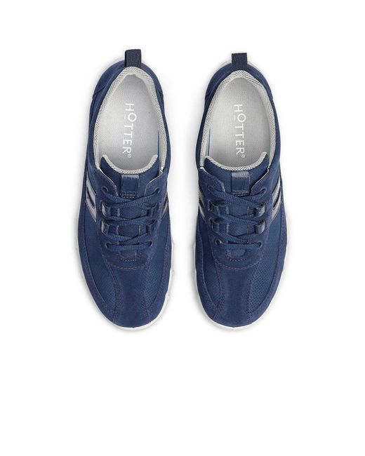 Hotter Blue Leanne Ii Extra Wide Trainers