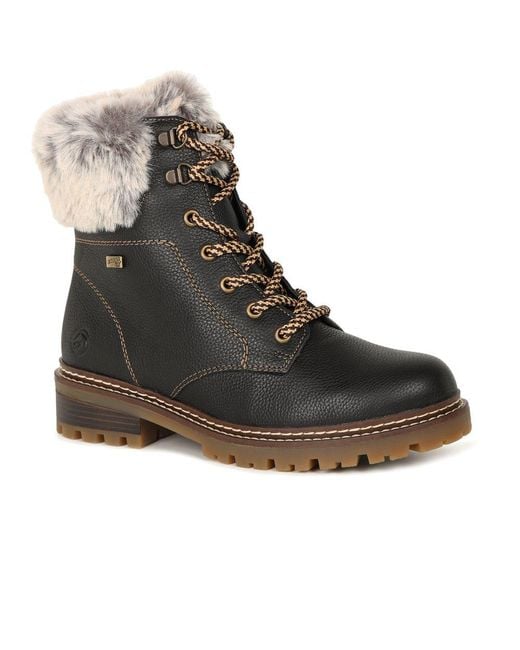 Remonte Black Carro Ankle Boots