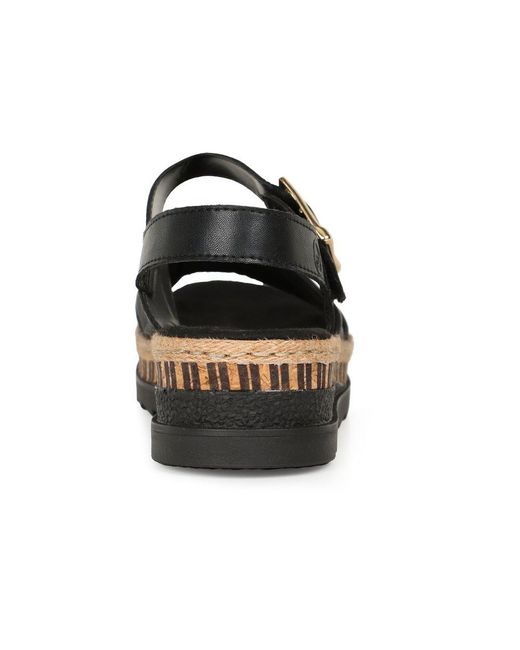 Rieker Black Cayman Sandals