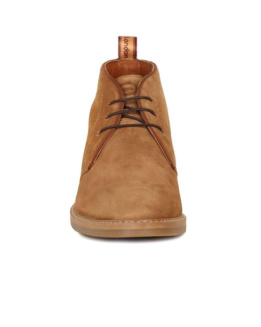 Base London Brown Carlton Chukka Boots for men