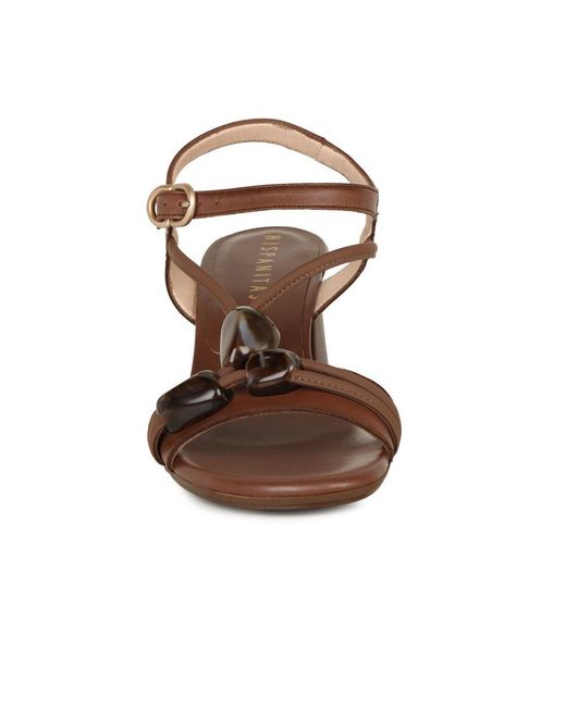 Hispanitas Black Orquidea Block Heel Sandals