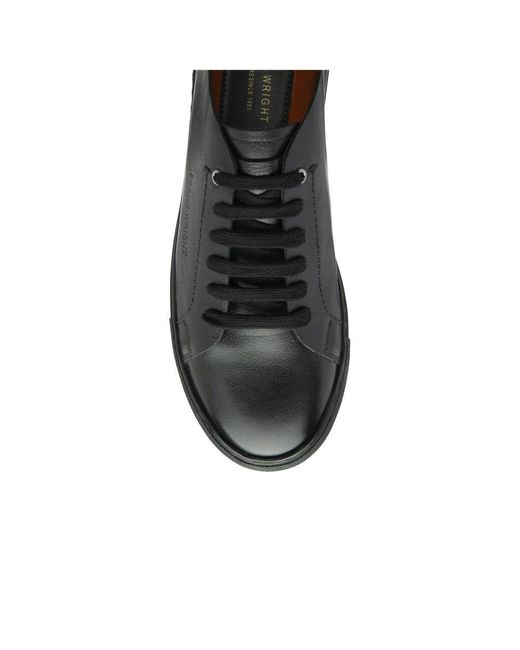 Frank Wright Black Madeley Trainers for men