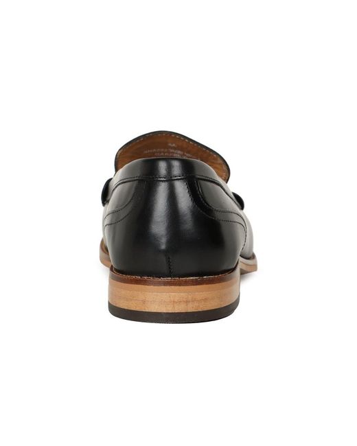 Base London Black Garfield Penny Loafers for men