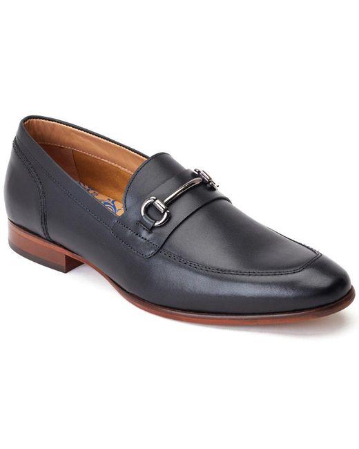 Base London Blue Russo Buckle Loafer for men