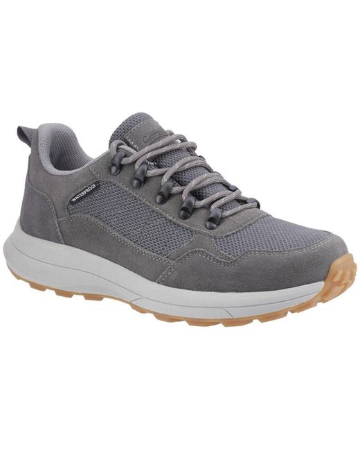 Cotswold Gray Elmfield Lace Up Shoes for men
