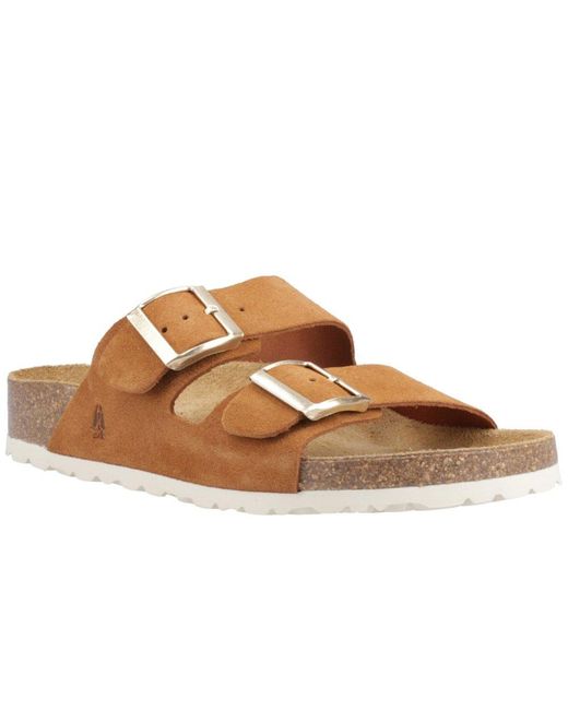 Hush Puppies Brown Brixley Mules