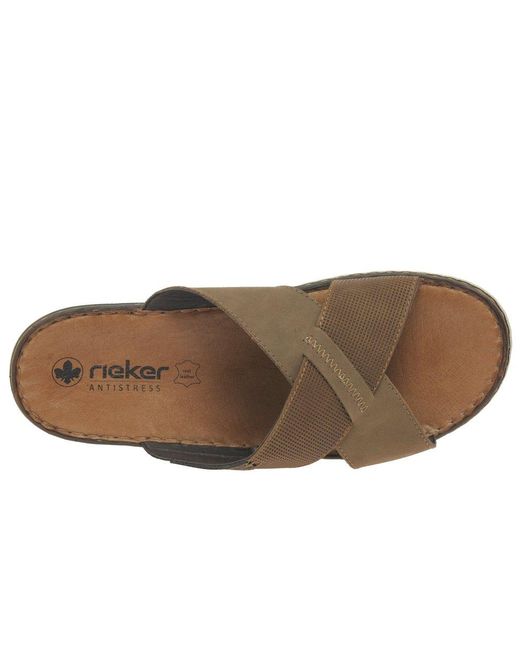 Rieker Brown Sand Dune Sandals Size: 6.5 / 40 for men