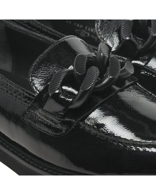 Gabor Black Squeeze Loafers
