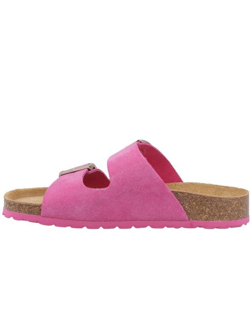 Hush Puppies Pink Brixley Mules
