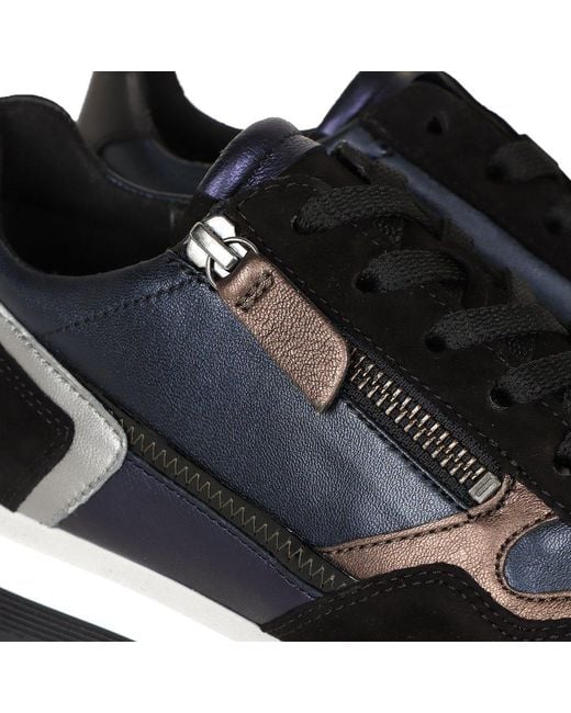 Gabor Black Hollywell Trainers