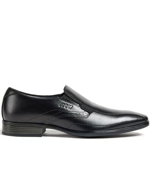 Pod Black Earl Slip On Smart Shoes