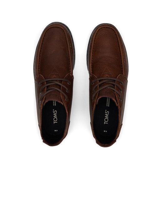 TOMS Brown Navi Chukka Boots for men