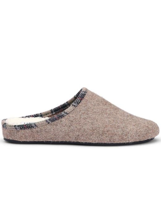 Hotter Brown Snooze Slippers for men