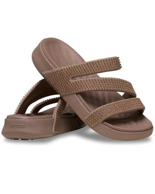 CROCSTM Brown Getaway Strappy Sandals
