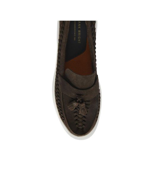 Frank Wright Black Robson Penny Loafers for men
