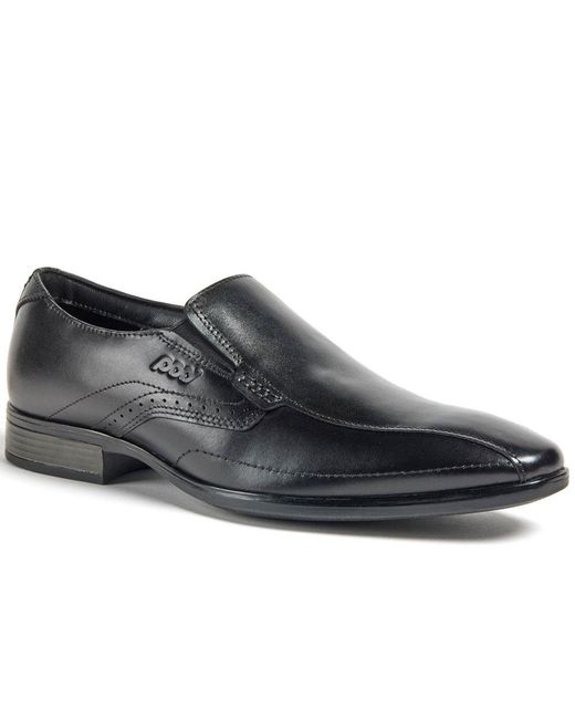 Pod Black Earl Slip On Smart Shoes
