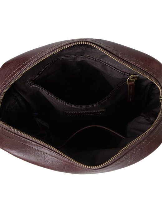Lakeland Leather Brown Keswick Small Messenger Bag