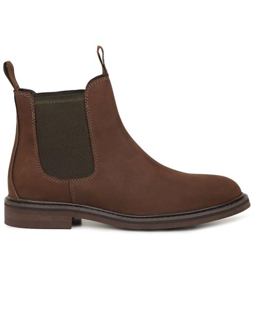 Loake Brown Suede Chelsea Boots for men