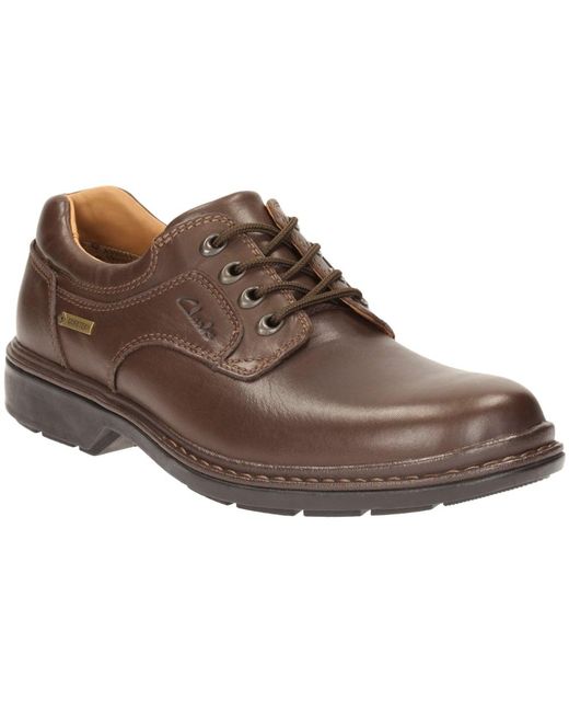 Clarks Leather Rockie Lo Gtx Mens Wide Lace-up Shoe in Brown for Men | Lyst  Canada