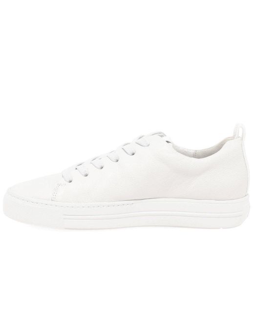 Paul Green White Quinn Trainers
