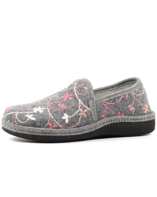 Lunar Gray Gibson Slippers