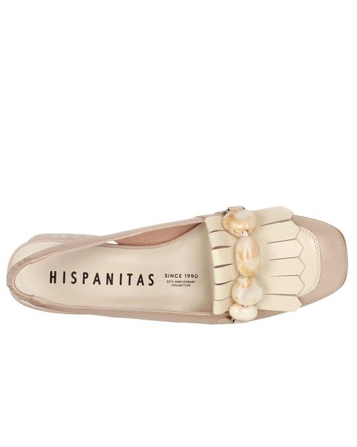 Hispanitas White Hanoi Open Court Shoes