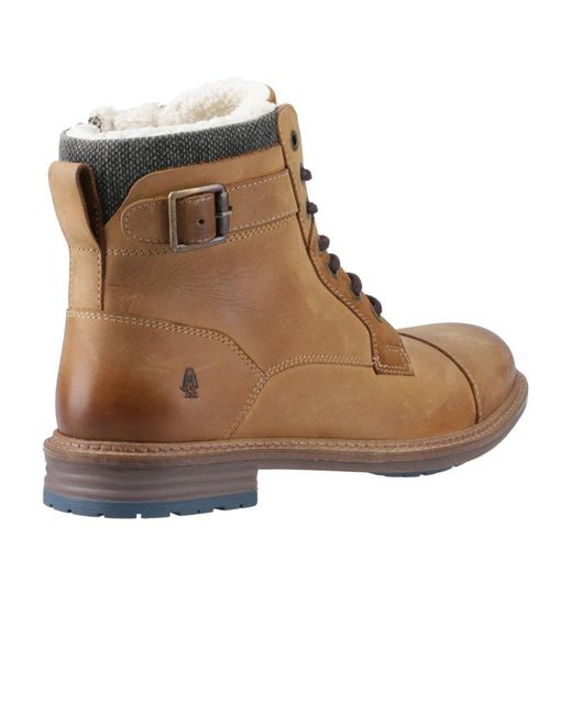 Hush Puppies Brown Jordan Buckle Boots for men