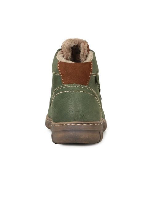 Josef Seibel Green Steffi 53 Ankle Boots