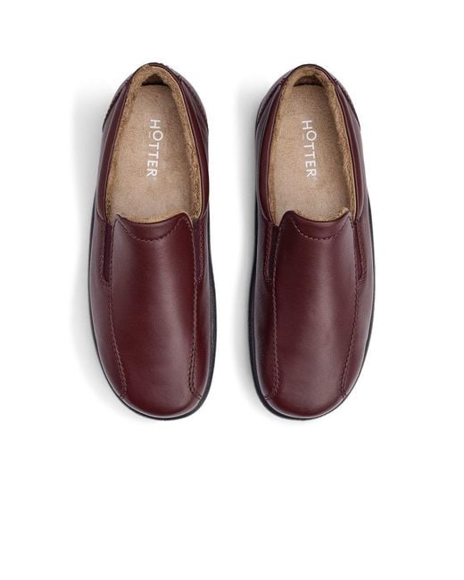 Hotter Purple Relax Warm Lined Slippers for men