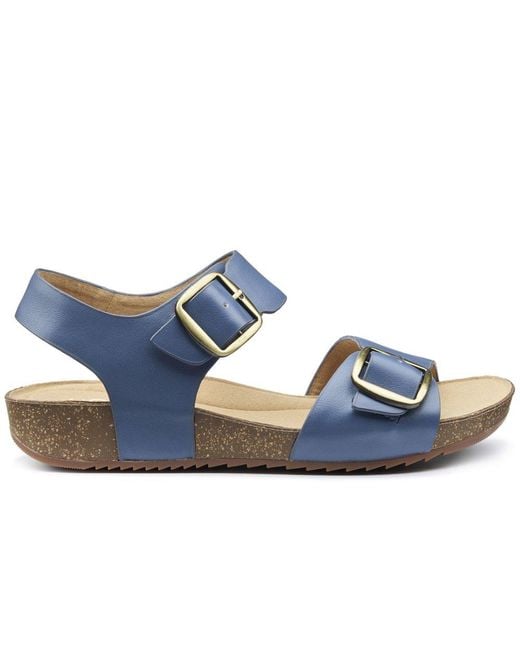 Hotter Blue Tourist Ii Wide Fit Sandals