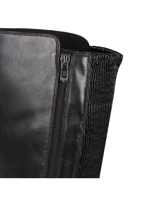 Caprice Black Locket M Knee High Boots