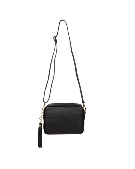 Elie Beaumont Black Crossbody 2 Customisable Handbag