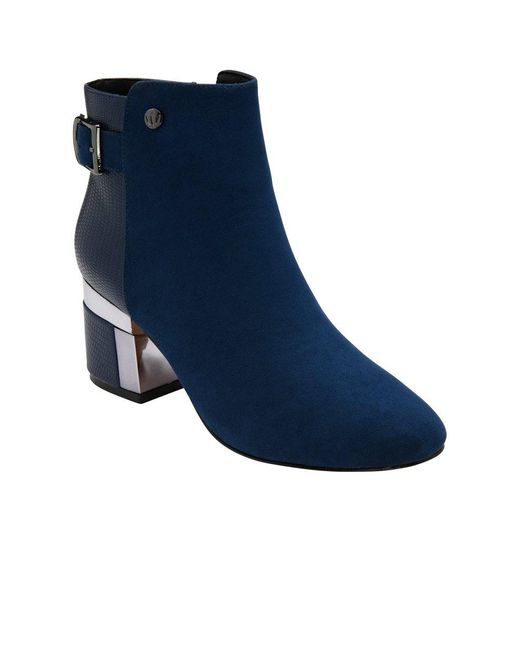 Lotus Blue Andrea Ankle Boots