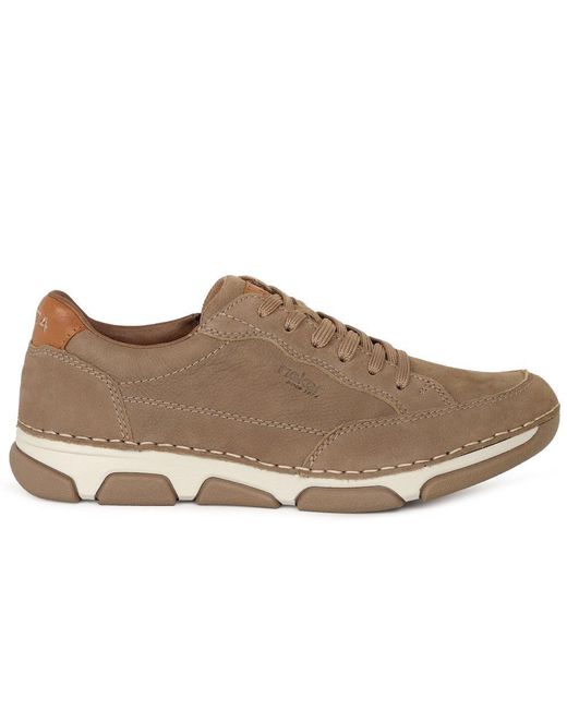 Rieker Brown Loredo Shoes for men