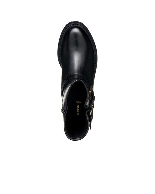 Geox Black D Iridea D Ankle Boots