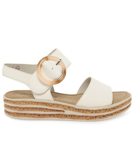 Gabor Metallic Andre Sandals