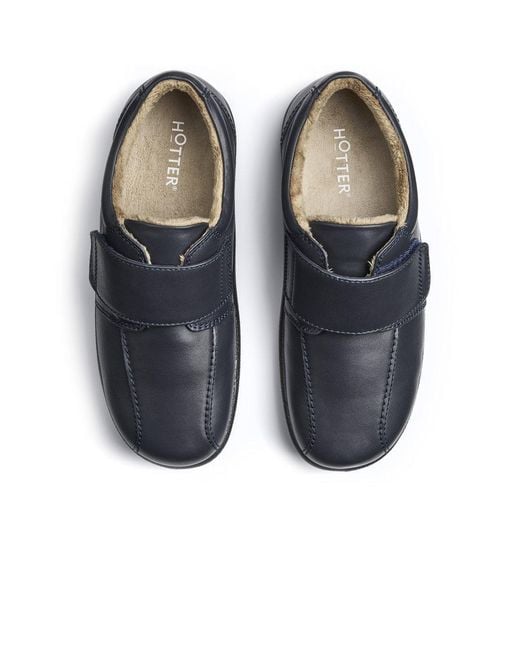 Hotter Blue Unwind Slippers for men