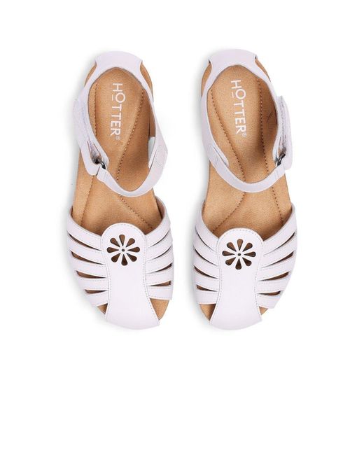 Hotter Metallic Dinaric Sandals